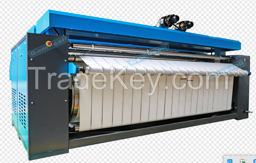 1.5-3.3m steam gas Electric Ironer with 2 rollers