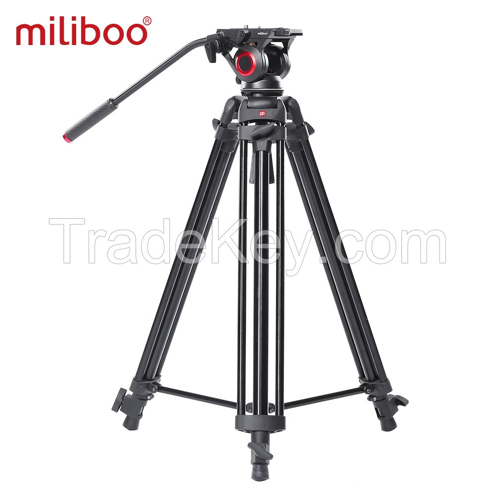 Miliboo Mtt606A Aluminum Professional Camera Tripod with portable fluid head