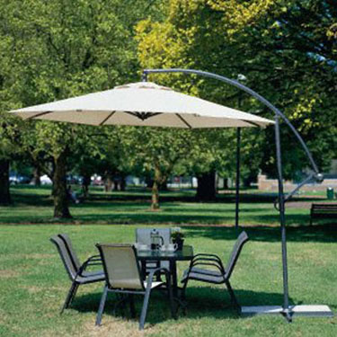 patio umbrella white