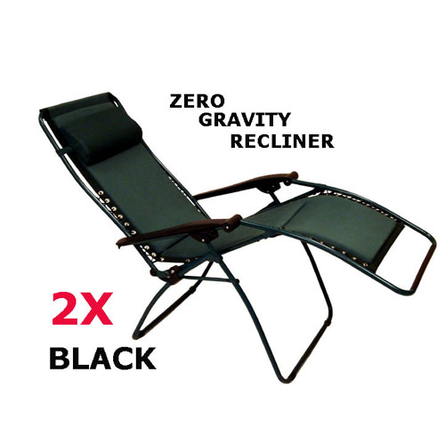 patio chair black