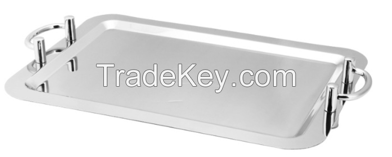 stainless steel Premium Quality Fruit Tray Barbecue Plate Buffet Plate for party outdoor