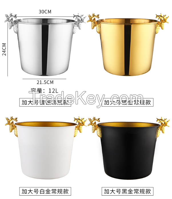 Stainless steel ice bucket for beerÃ¯Â¼ï¿½Portable Ice Bucket for BeerÃ¯Â¼ï¿½Easy - to - Clean Ice Bucket