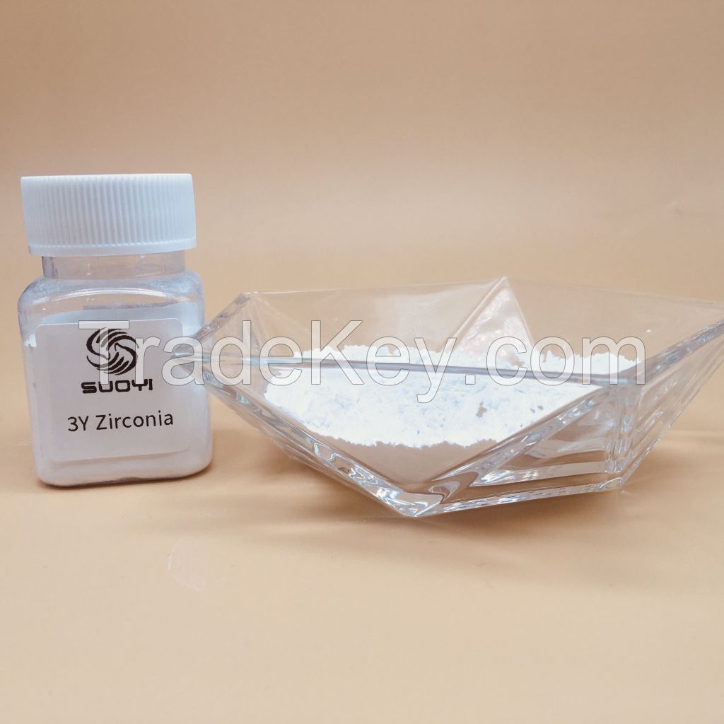 Suoyi supplies high quality injectable 3Y white color dental yttrium stabilized zirconia Ysz powder