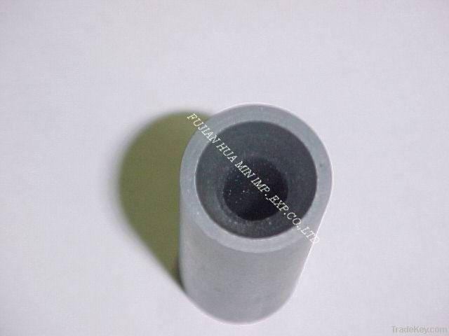 Nozzles of boron carbide and silicon carbide