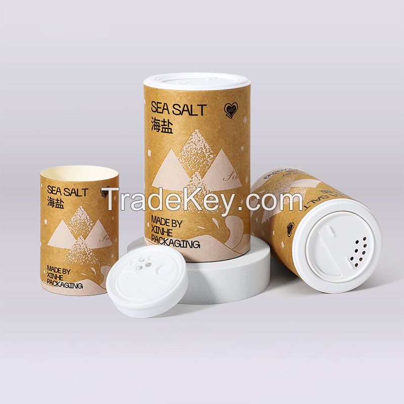 Customizable environmentally friendly round paper tube can packaging box factory