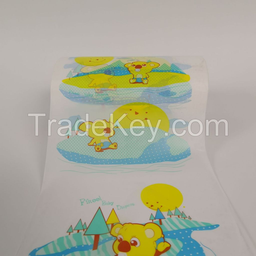 Breathable Printed PE Film for Diapers Sanitary Npkins Materials