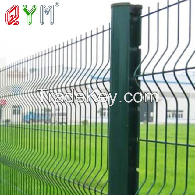 Galvanized Welded Mesh Fence PVC Coated 3D Steel Wire Mesh Fence Metal Garden Fence Panel