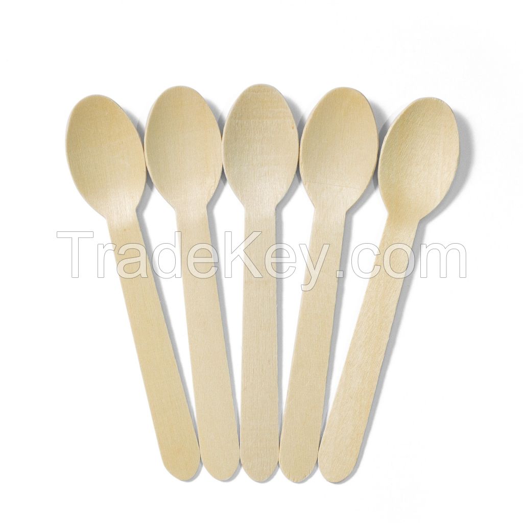 forestry magnolia disposable wooden spoon made in Vietnam +84933665346