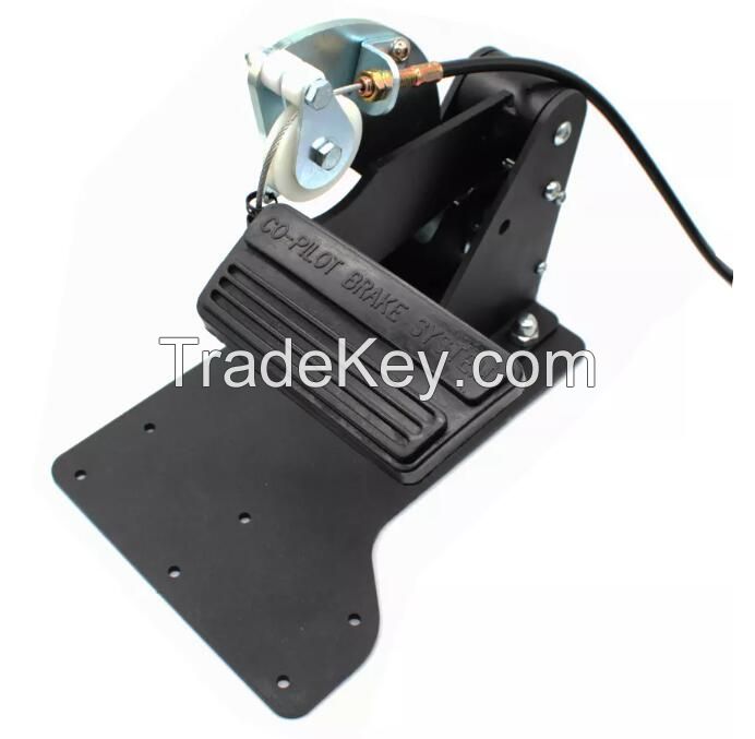 Cable operated Instructor Brake kits Passenger side brake of large truck or pickup truck