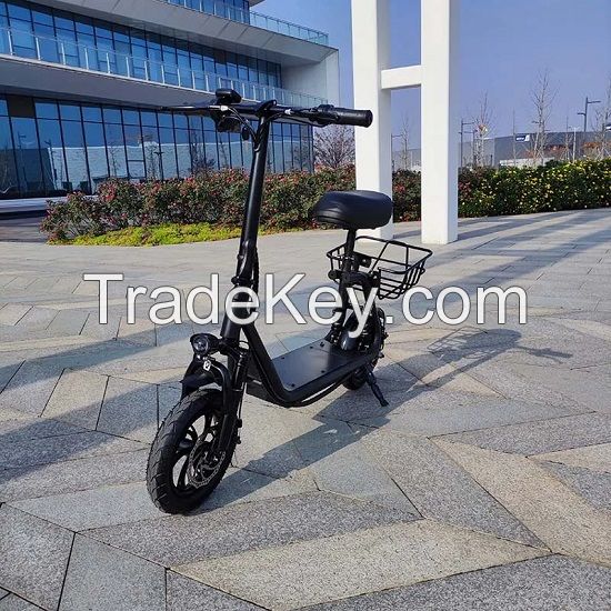 Adult Foldable Electric Scooter Small Electric Scooter Super Lightweight Portable City Commuting Riding Lithium Battery Bike