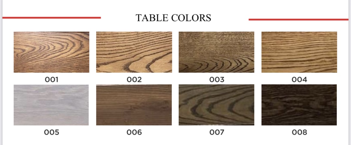 Oak tables