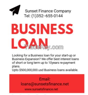 BUSINESS LOANS AVAILABLE FOR START-UP AND EXPANSIONS