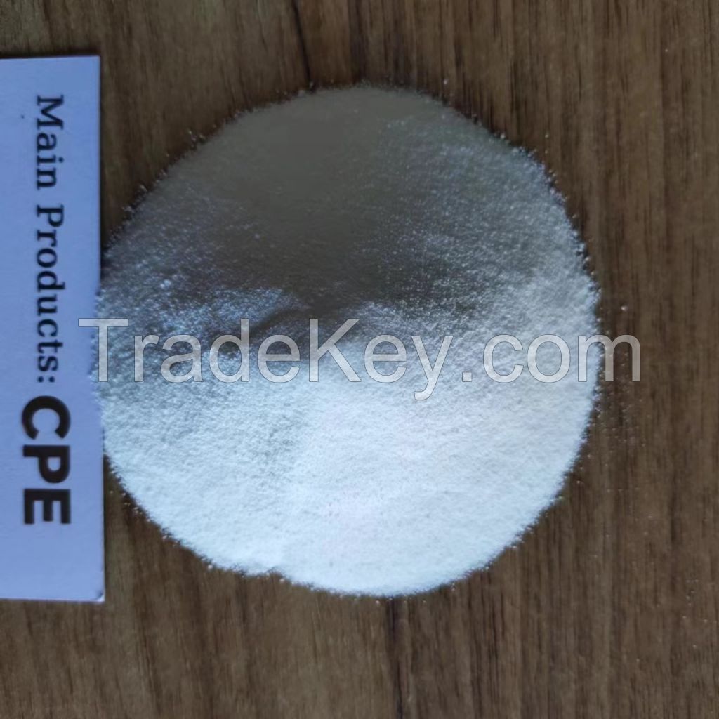 High quality pvc impact modifier chlorinated polyethylene CPE 135A For pvc window and doors 