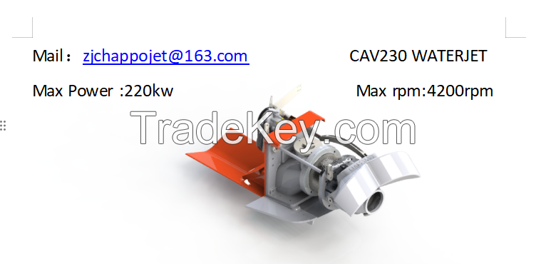 CAV230 waterjet