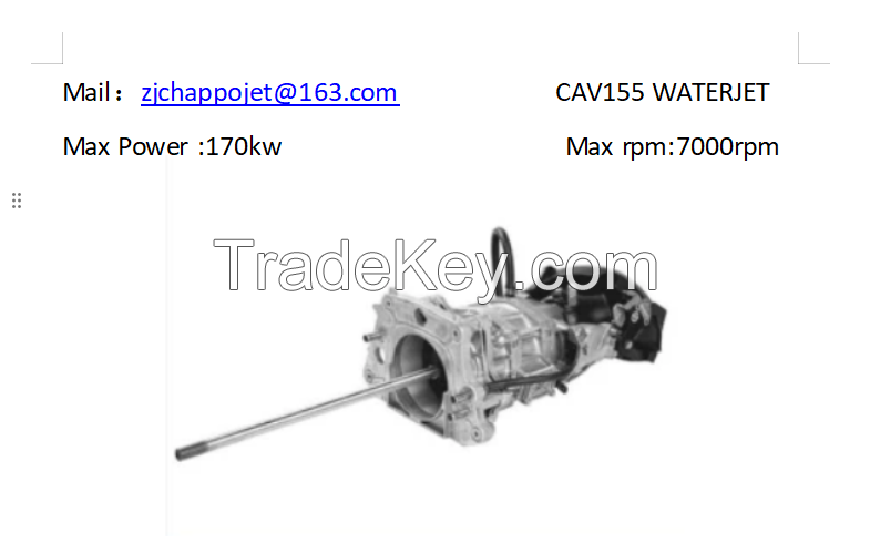 CAV155 waterjet