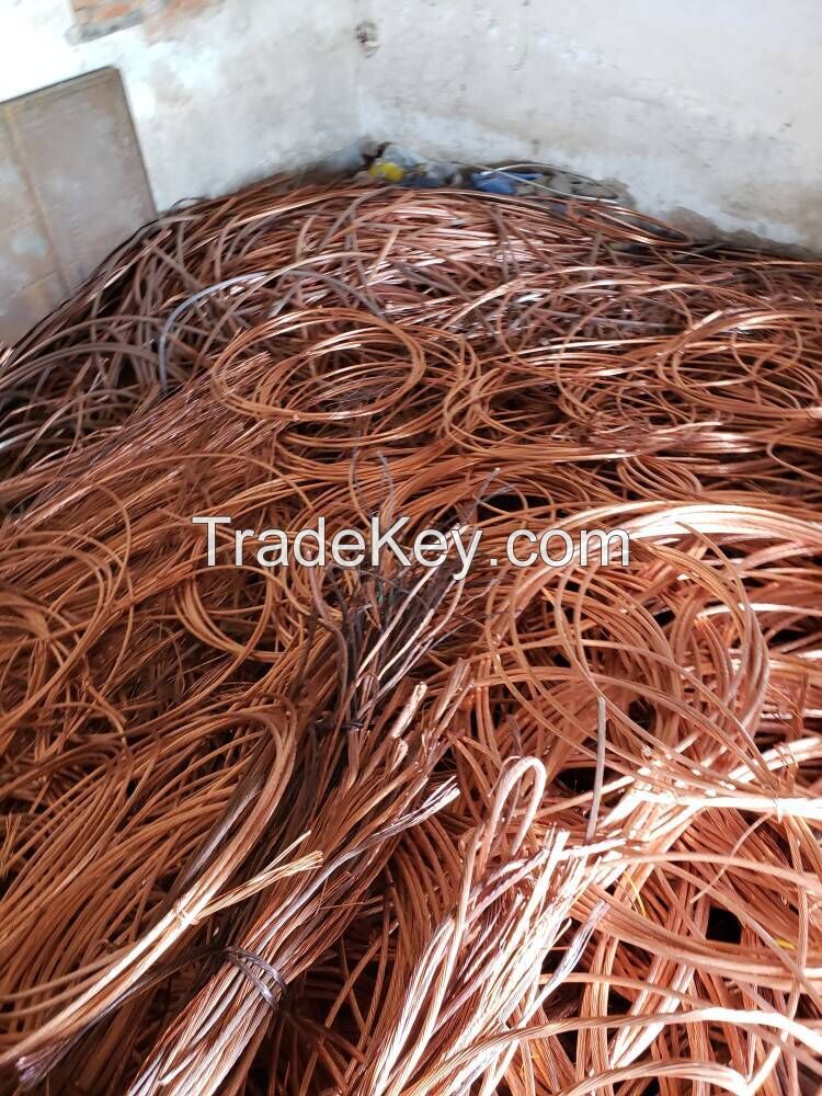 Copper Mill-Berry Wire Scrap 99.95% 99.99% Bare Bright Copper Wire Scrap