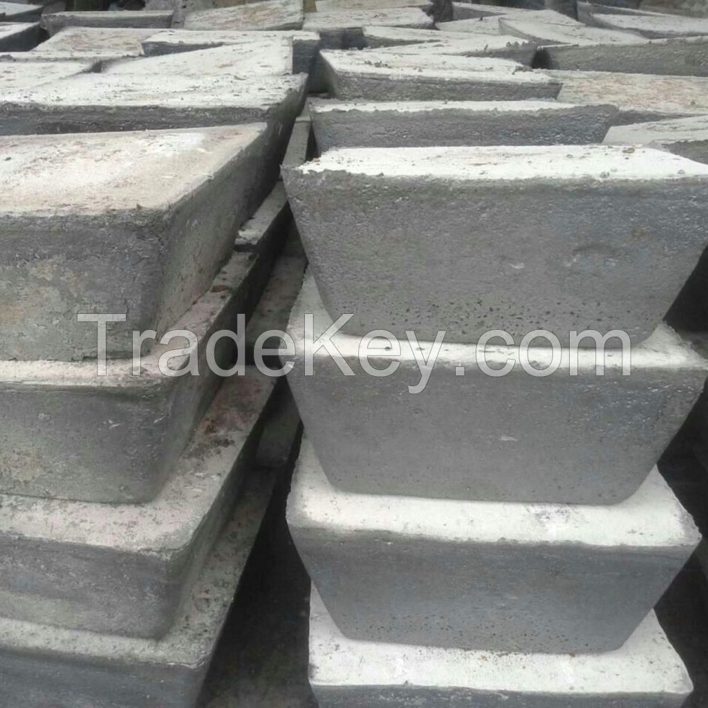 Hot Sale High Pure Antimony Ingot 99.95%~99.99% Factory Price Antimony Metal Ingot Material For Metallurgy and Storage Battery