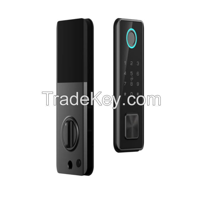 DF720Pro Wifi Tuya TTLock Fingerprint Remote Unlock Passcode 3D Recognition Automatic Smart Lock