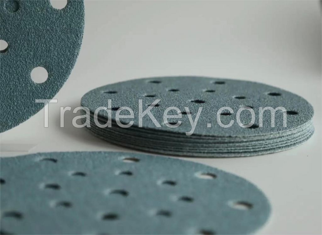 Ceramic Sanding Discs Anti-blocking Dry Grinding Sandpaper P40-2000 Grit Hook and Loop Abrasive Tool