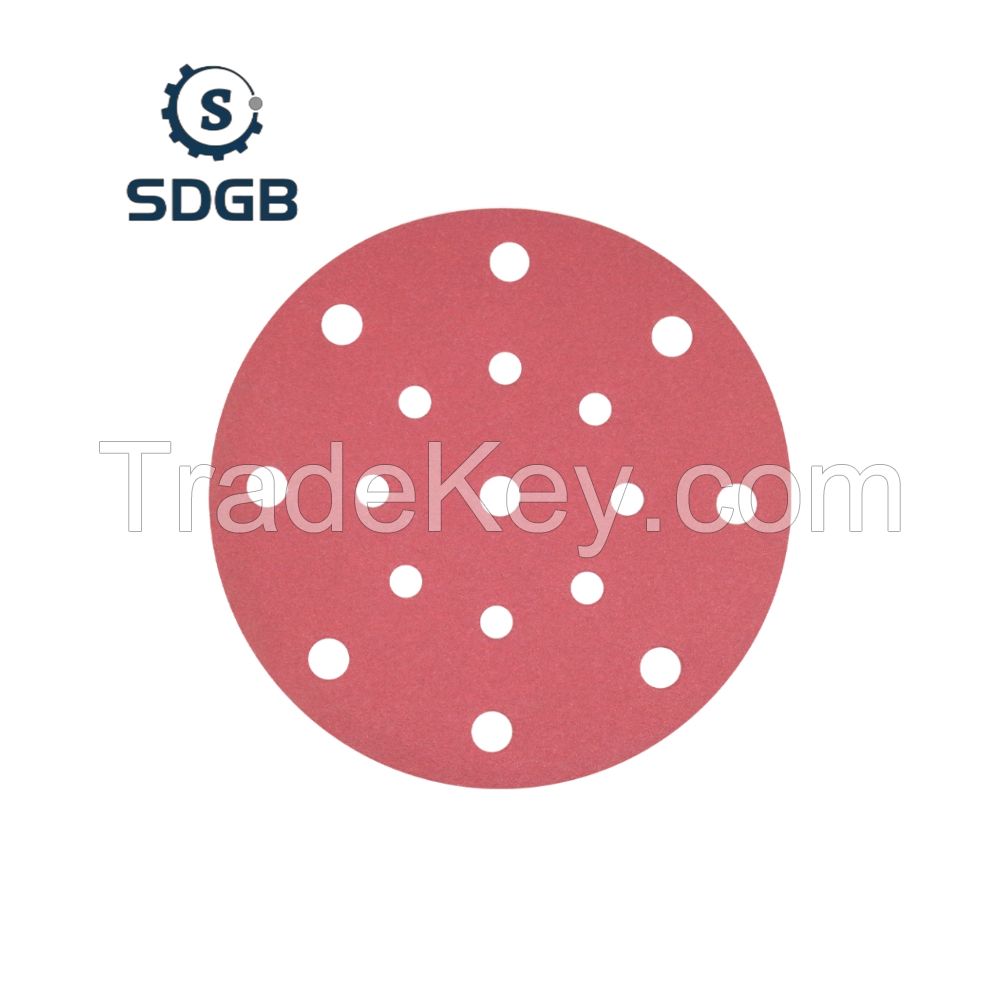Factory Hook and Loop Purple Round Sanding Disc for Metal Automotive Wood Ceramic Sand Paper
