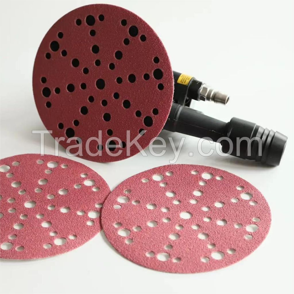 Factory Hook and Loop Purple Round Sanding Disc for Metal Automotive Wood Ceramic Sand Paper