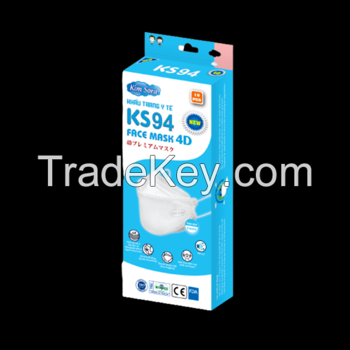 Ks94 FACE MASK 4D (White)