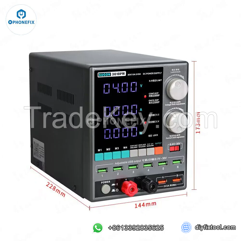 SUGON 3010PM 310W 30V 10A DC Power Supply 4-Digits Display By