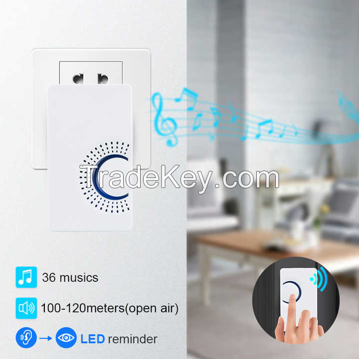 china factory price home wireless door bell Indoor waterproof door chime doorbell kit