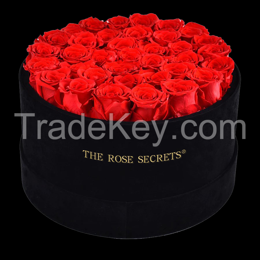 Real Natural Everlasting Immortal Forever  Rose In Box For Wholesale