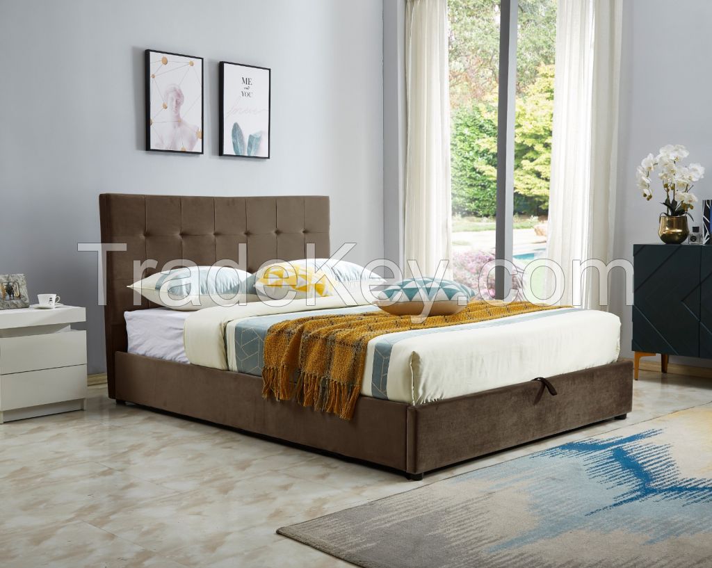 King Size Gas Lift Storage Bed