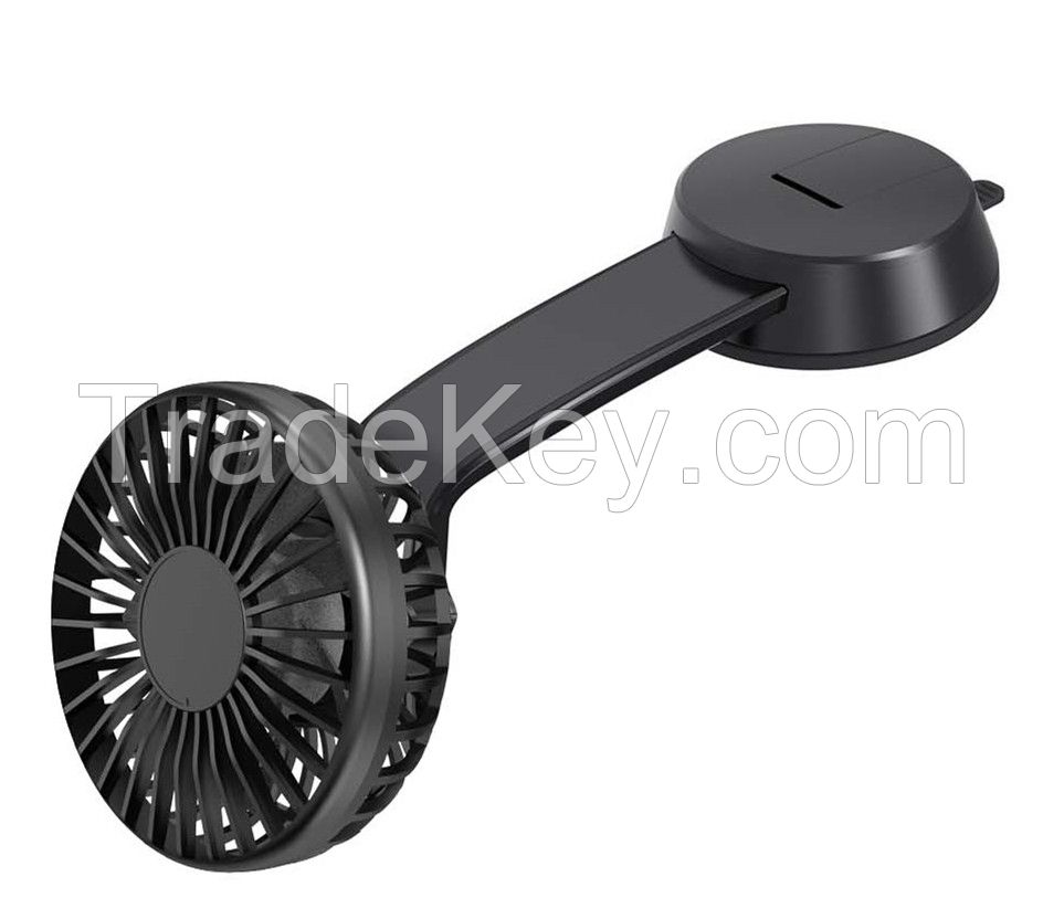Top Selling Car Vent 4&amp;quot; USB Fan Strong Winds 3 Speeds 360 Rotation Air Circulating Mini Fan Suitable for Car Cooling