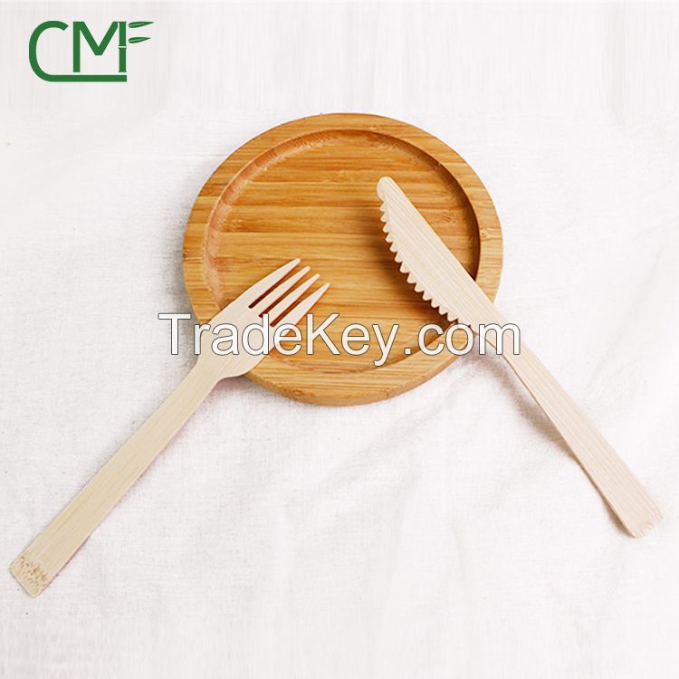 Biodegradable  Disposable Bamboo Cutlery Set