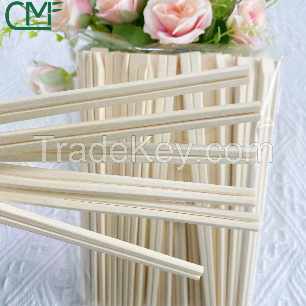 Bamboo Disposable Twin Japanese Sushi Disposable Twins Bamboo Chopsticks with Custom Sleeve