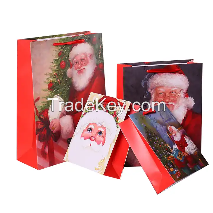 Wholesale Custom Printed Paper Gift Packaging Bag With Clear Window Cardboard Kraft Paper Gift Box With Window Clear