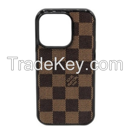 Upcycled Louis Vuitton iPhone 13 Pro Max Damier Ebene Canvas