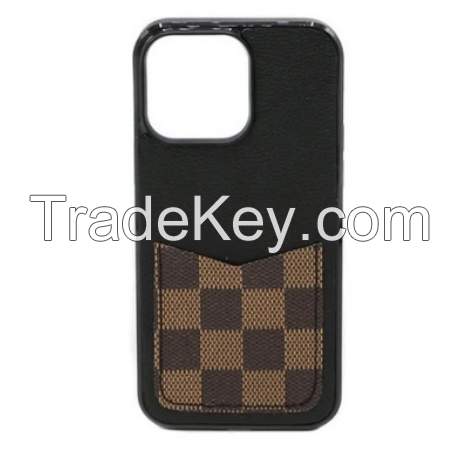 Upcycled Louis Vuitton iPhone 14 Damier Ebene