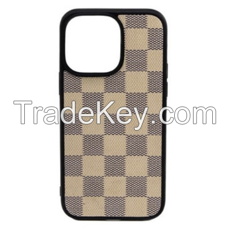Upcycled Louis Vuitton iPhone 14 Damier Azur