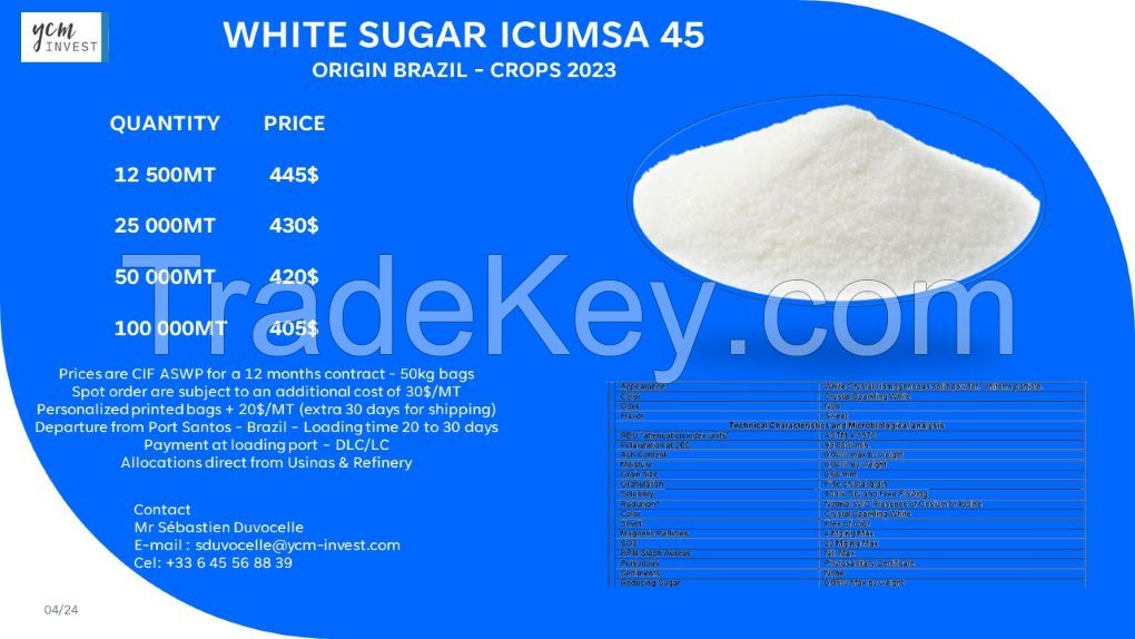 SUGAR SPECIAL SALES OFFER BROWN SUGAR ICUMSA 600-1200