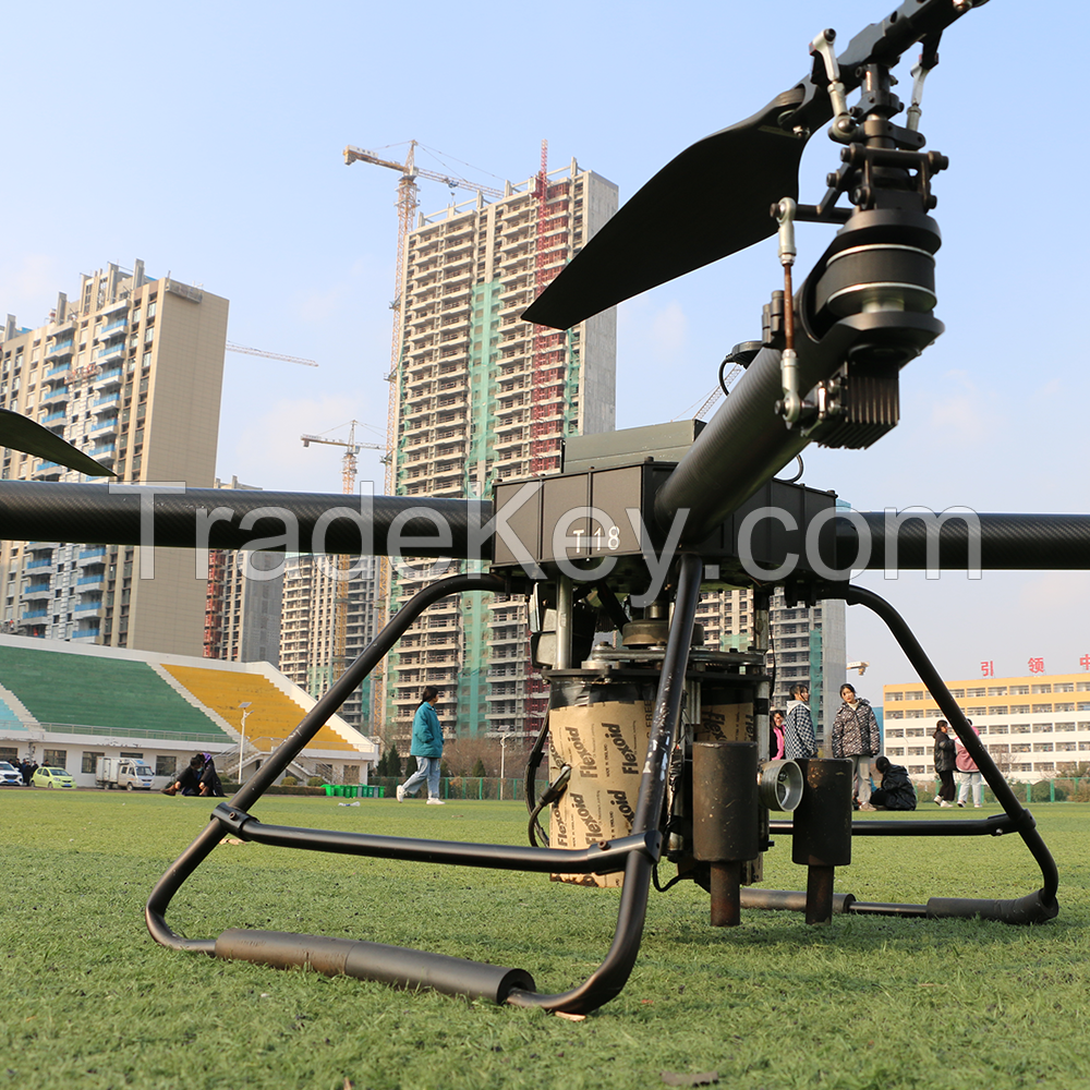 Four axis drone aerial measurement military safety aerial monitoring drone throwing