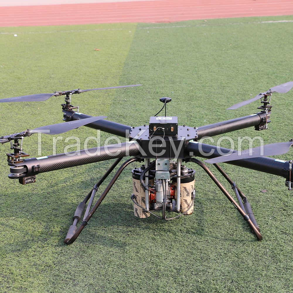 Four axis drone aerial measurement military safety aerial monitoring drone throwing