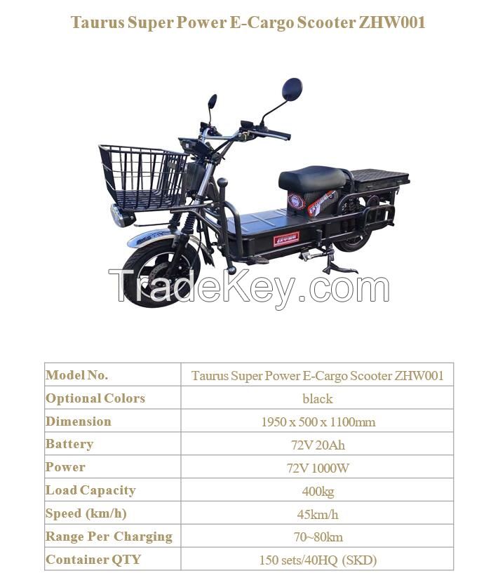 ELECTRIC SCOOTER - Taurus Super Power E-Cargo Scooter ZHW001
