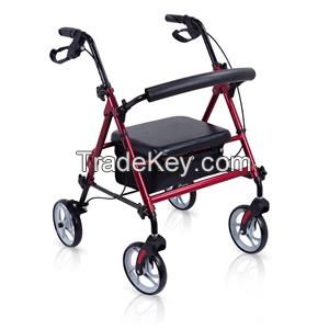 Light Weight Safety Aluminum Rollator with Basket
