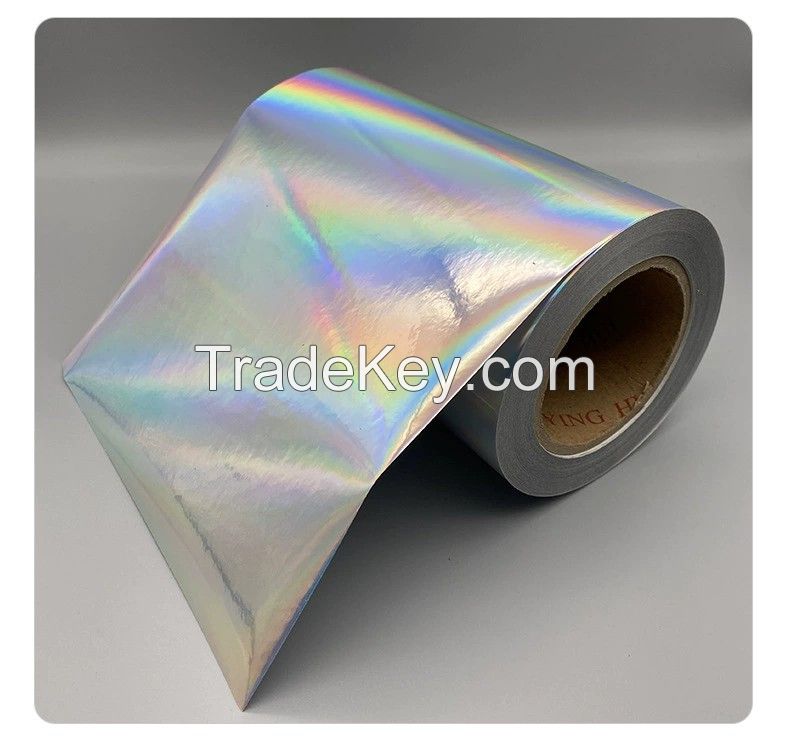 50 plain laser water glue 60 grid bottom inkjet pearlescent film self adhesive jumbo rolls coil label paper roll Jumbo Roll