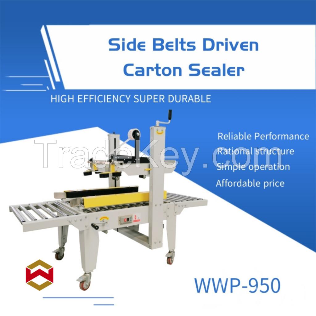 Top and Bottom Carton Sealer with Tape 