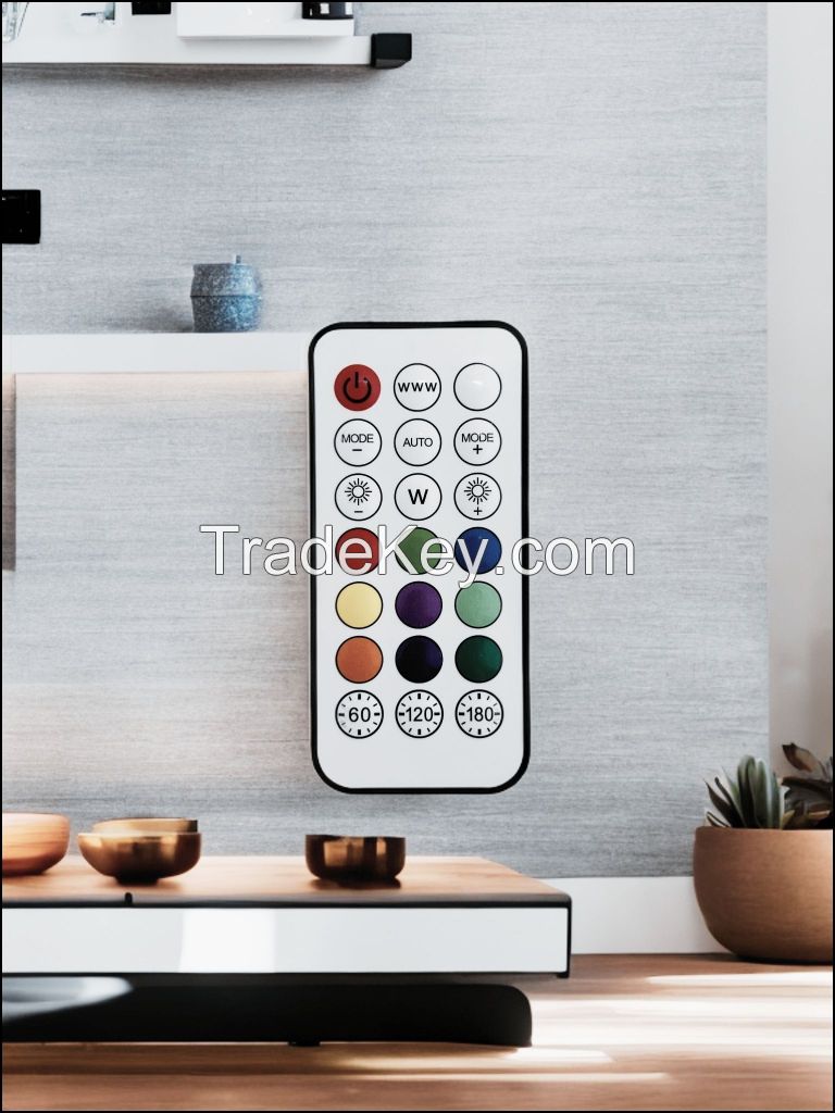 DXC-0015 RGB LED Controller, Remote Control Dimmer for LED Strip Lights,Mini 21 Keys IR Remote Controller (manufacturer/ wholesale/ customization/ factory direct supply)