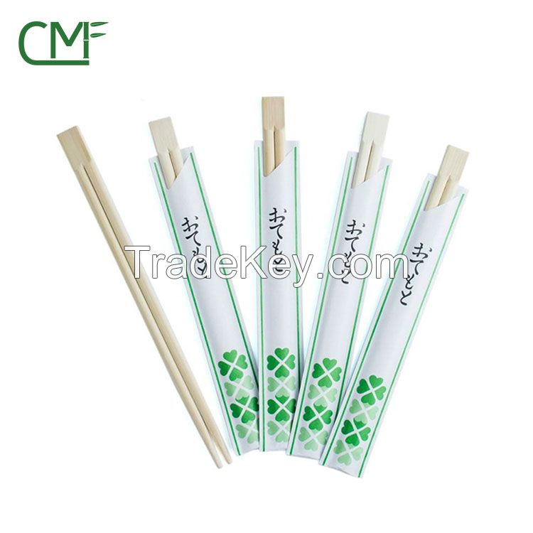 Disposable biodegradable Twins bamboo chopsticks high quality Packed in Pairs nature bamboo color kitchen noodles Asia food party