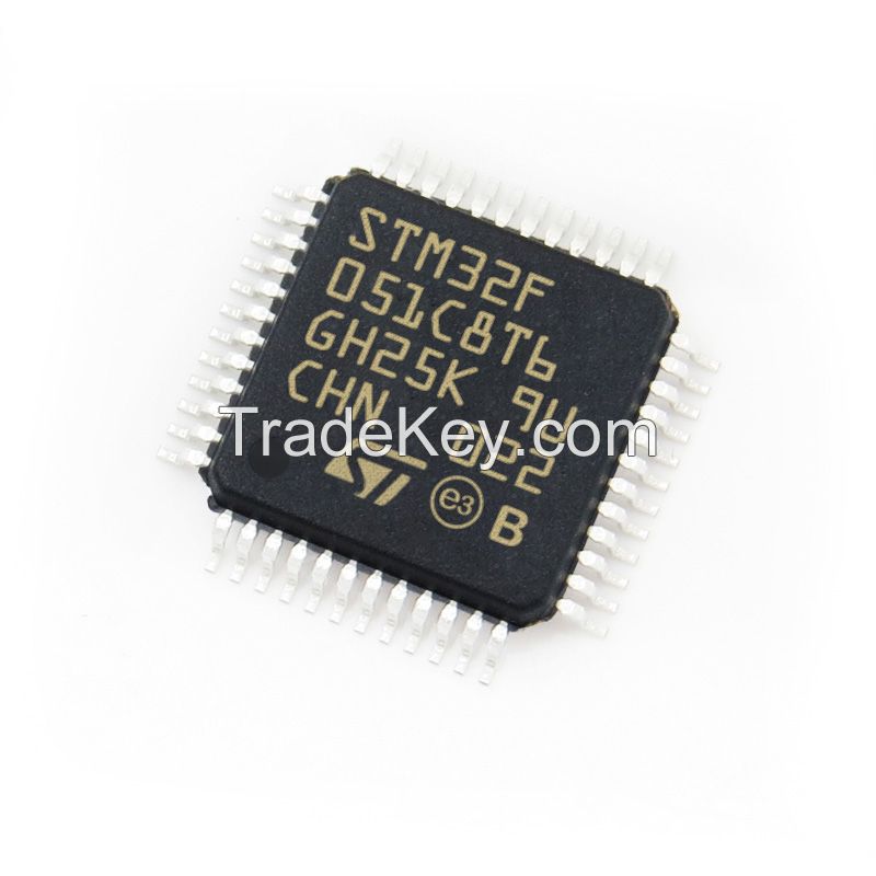NEW Original Integrated Circuits STM32F051C8T6 STM32F051C8T6TR ic chip LQFP-48 Microcontroller ICs Wholesale