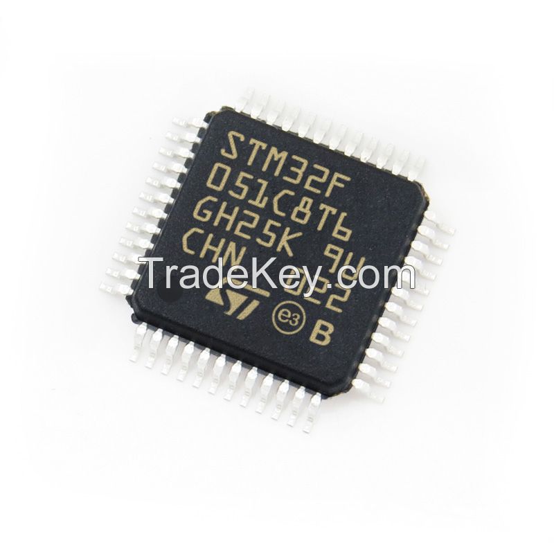 New Original Integrated Circuits Stm32f051c8t6 Stm32f051c8t6tr Ic Chip Lqfp-48 Microcontroller Ics Wholesale