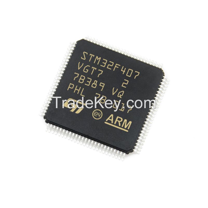 NEW Original Integrated Circuits STM32F407VGT7 STM32F407VGT7TR ic chip LQFP-100 Microcontroller ICs Wholesale