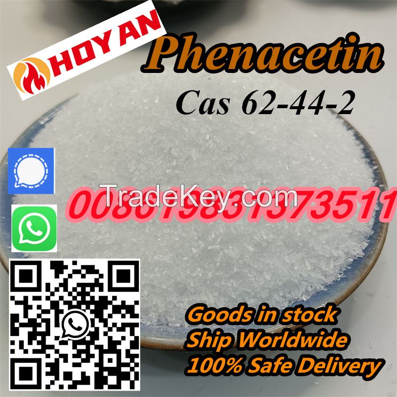 CAS 62-44-2 Phenacetin Crystal Phenacetin Powder Fenacetin powder Phenacetin crystalline white powder Phenacetin (Acetophenetidin) Powder